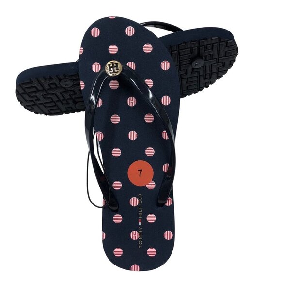 Tommy Hilfiger Womens Sandals Flip Flops Size 7 NEW WITH TAG - Picture 3 of 5